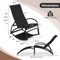 2-in-1 Outdoor Rocking Chair with 4-Position Adjustable Backrest for Patio Porch Poolside
